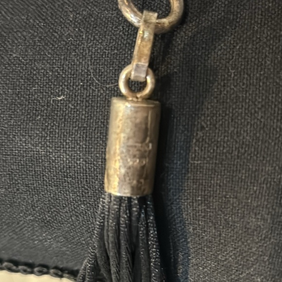 Turquoise Sterling Silver Native American Signed Necklace - Picture 8 of 9